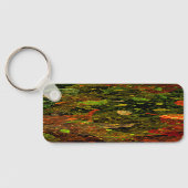 Najaars kleurrijk decoratief ontwerp sleutelhanger (Achterkant)