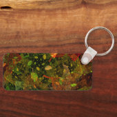 Najaars kleurrijk decoratief ontwerp sleutelhanger (Voorkant)