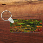 Najaars kleurrijk decoratief ontwerp sleutelhanger (Achterkant)