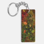 Najaars kleurrijk decoratief ontwerp sleutelhanger (Voorkant Links)