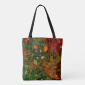 Najaars kleurrijk decoratief ontwerp tote bag (Achterkant)