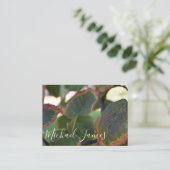 Najaars laat Herfst Natuur olievloeistof Visitekaartje (Staand voorkant)