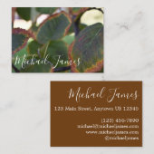 Najaars laat Herfst Natuur olievloeistof Visitekaartje (Voorkant / Achterkant)