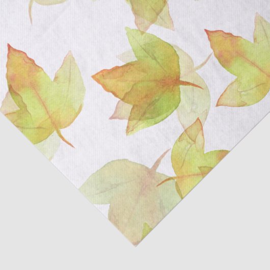 Najaars Leaves Falling, kleuren van Herfst Tissuepapier (Detail)