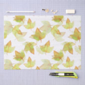 Najaars Leaves Falling, kleuren van Herfst Tissuepapier (Craft)