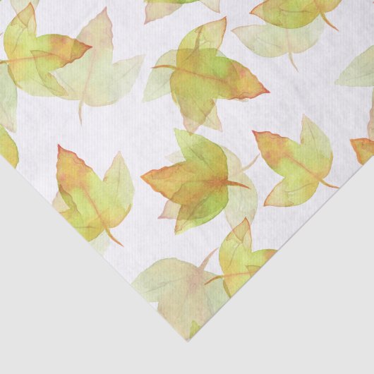 Najaars Leaves Falling, kleuren van Herfst Tissuepapier (Detail)