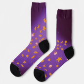 Najaars Leaves & Rozen Sustainable Crew Sock Sokken (Links)