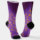 Najaars Leaves & Rozen Sustainable Crew Sock Sokken (Gebogen)