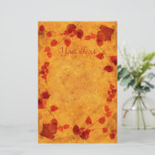 Najaars "Love" Stationery Briefpapier (Staand voorkant)