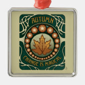 Najaars Magische stijl Metalen Ornament (Voorkant)