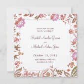Najaars Medley Save the Date Wedding Card (Voorkant)