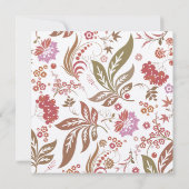 Najaars Medley Save the Date Wedding Card (Achterkant)