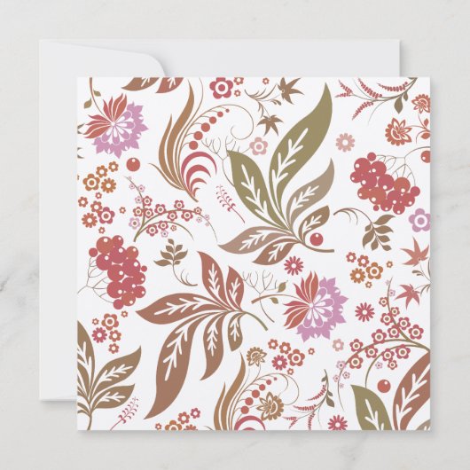 Najaars Medley Save the Date Wedding Card (Achterkant)