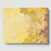 Najaars Oak Leaves Wedding Gastenboek (Achterkant)
