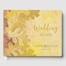 Najaars Oak Leaves Wedding Gastenboek