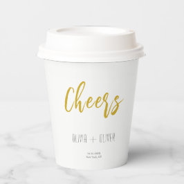 Najaars Oak Leaves Wedding Papieren Bekers