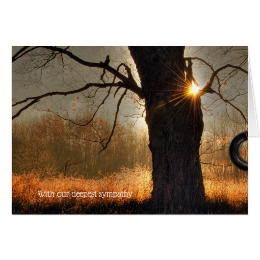 Najaars oak-ochtend gloed sympathie (Voorkant Horizontaal)