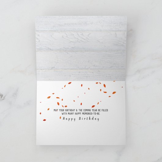 Najaars Oak-uitzicht in venster Kaart (Binnen)