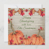 Najaars Oranje pompoenen (Voorkant)