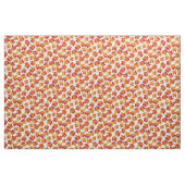 Najaars Oranje rode Maple verlaat patroon Stof (Yard (91,4 cm))