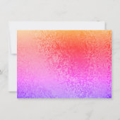 Najaars Paars van de Kleuren van de Shimmer Roze s Kaart (Achterkant)