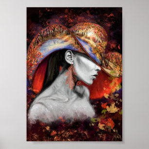 Najaars Poster afdrukken - Kunst schilderen