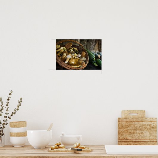 Najaars poster nog leven (Keuken)