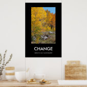 Najaars Poster voor prachtige verandering van rand (Keuken)