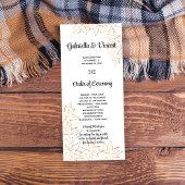 Najaars programma van de Rand van de Leeg van Mapl Programmakaart