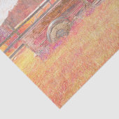 Najaars Retro Rustic Red Boerderij Truck Tissuepapier (Detail)