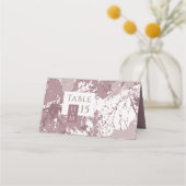 Najaars Roos leveert bruiloft Plaatskaartje (Achterkant)