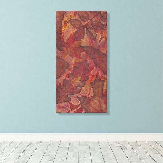 Najaars schilderwerk van Trio Canvas Afdruk (Insitu (Houten vloer))