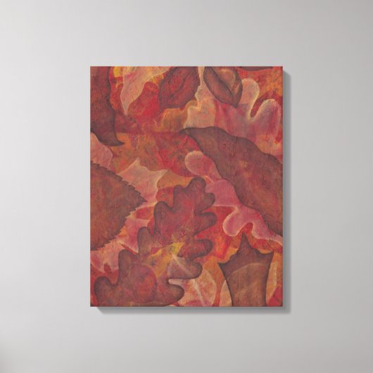Najaars schilderwerk van Trio Canvas Afdruk (Voorkant)