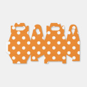 Najaars Seizoen White Polka Dot Pattern Favor Box Bedankdoosjes (Uitgevouwen)