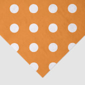 Najaars Seizoen White Polka Dot Pattern Tissuepapier (Detail)