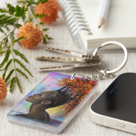 Najaars Sleutelhanger - Schilderen (Voorkant Rechts)