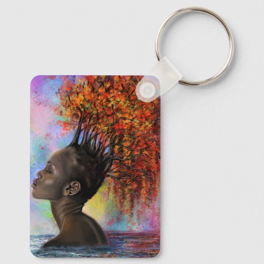 Najaars Sleutelhanger schilderkunst (Achterkant)
