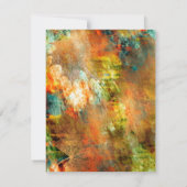 Najaars Thanksgiving binnenuitnodiging Kaart (Achterkant)