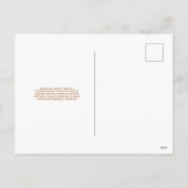 Najaars Thanksgiving van Harvest Feestdagenkaart (Achterkant)