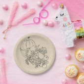 Najaars Thanksgiving van Harvest Papieren Bordje (Feest)