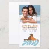 Najaars Tortelduifjes Aankondigingen van de bruilo (Voorkant / Achterkant)