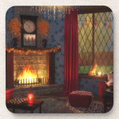 Najaars Tranquility Cork Onderzetters (Voorkant)