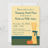 Najaars Uitnodiging tot Thanksgiving van Harvest (Voorkant)