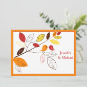 Najaars Uitnodiging tot weduwen en Tortelduifjes (Staand voorkant)