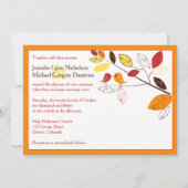 Najaars Uitnodiging tot weduwen en Tortelduifjes (Achterkant)