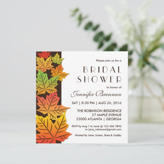 Najaars Uitnodiging Wit Wit (Staand voorkant)