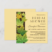 Najaars Uitnodigingscrème voor het verlaten van he Kaart (Voorkant / Achterkant)