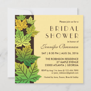 Najaars Uitnodigingscrème voor het verlaten van he Kaart