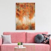 Najaars Waterverf Canvas Afdruk (Insitu (Woonkamer))