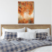 Najaars Waterverf Canvas Afdruk (Insitu (Slaapkamer))